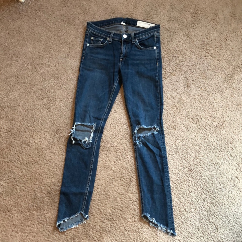 Rah and Bone distressed jeans